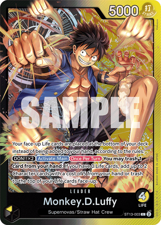 Monkey D Luffy (Leader) (ST13-003) (L)