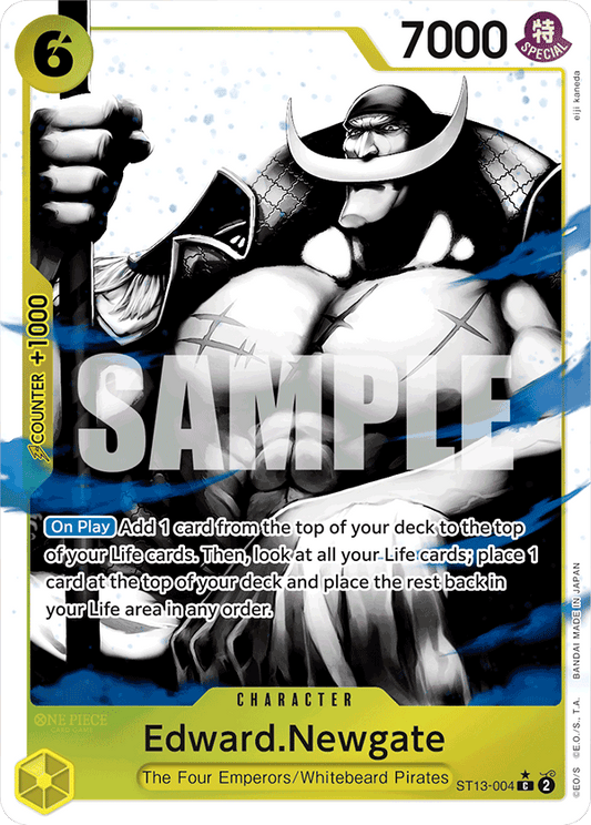 Edward Newgate (Character) (ST13-004) (C) (Alternate Art)