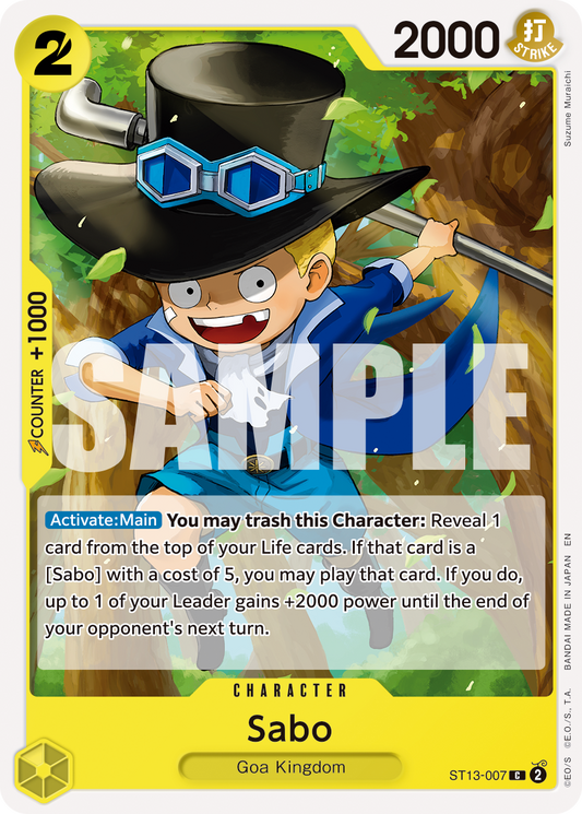 Sabo (Character) (ST13-007) (C) (NON-FOIL) (PRB02)
