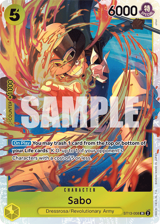 Sabo (Character) (ST13-008) (SR)