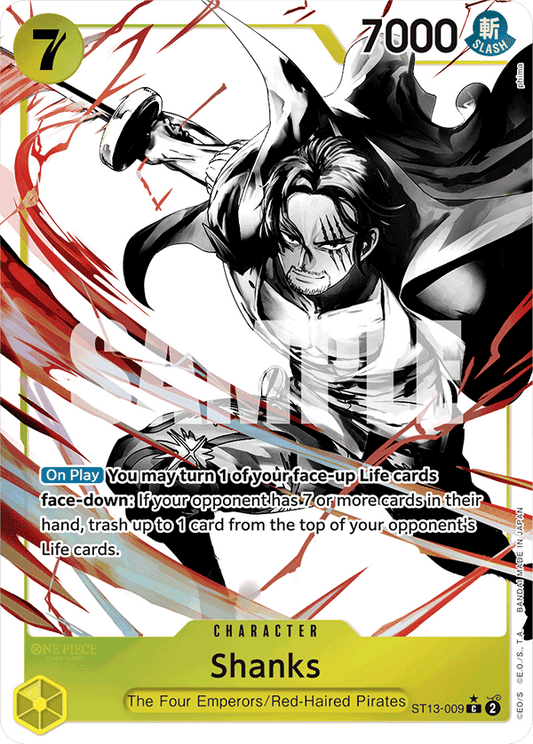 Shanks (Character) (ST13-009) (C) (Alternate Art)