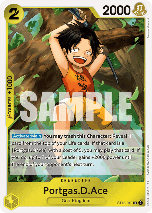 Portgas D Ace (Character) (ST13-010) (C)