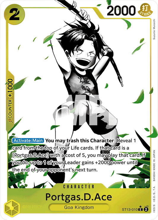 Portgas D Ace (Character) (ST13-010) (C) (Alternate Art)