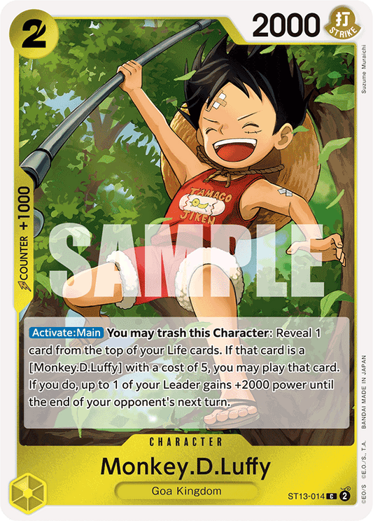 Monkey D Luffy (Character) (ST13-014) (C)
