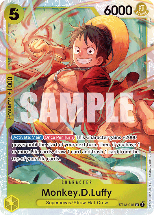 Monkey D Luffy (Character) (ST13-015) (SR)
