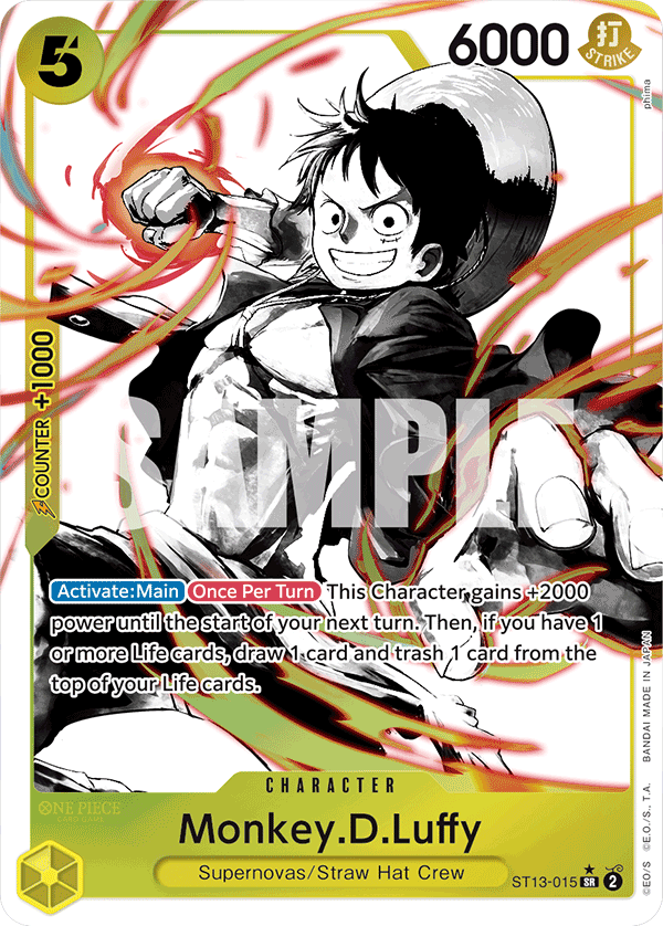 Monkey D Luffy (Character) (ST13-015) (C) (Alternate Art)