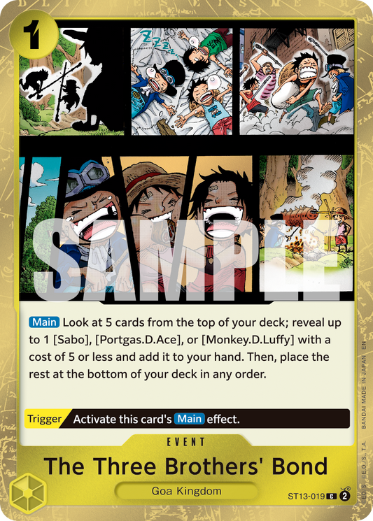 The Three Brothers’ Bond (Event) (ST13-019) (C) (Pirate Foil) (PRB02)