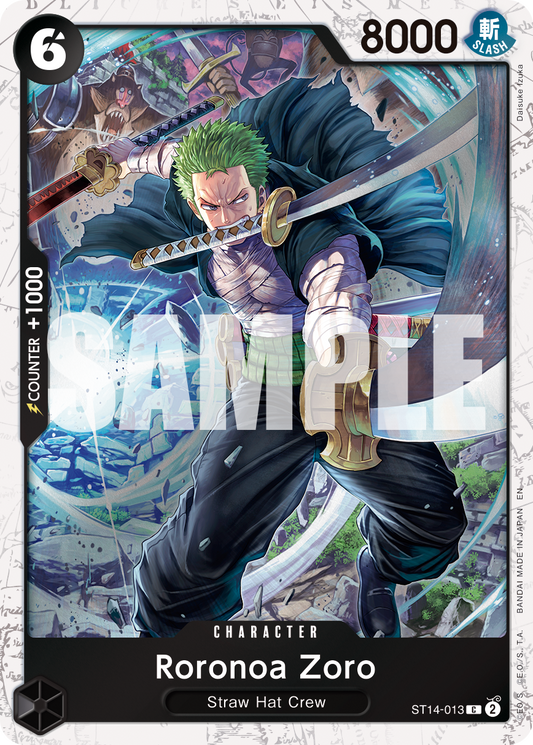 Roronoa Zoro (Character) (ST14-013) (C) (FOIL) (PRB02)