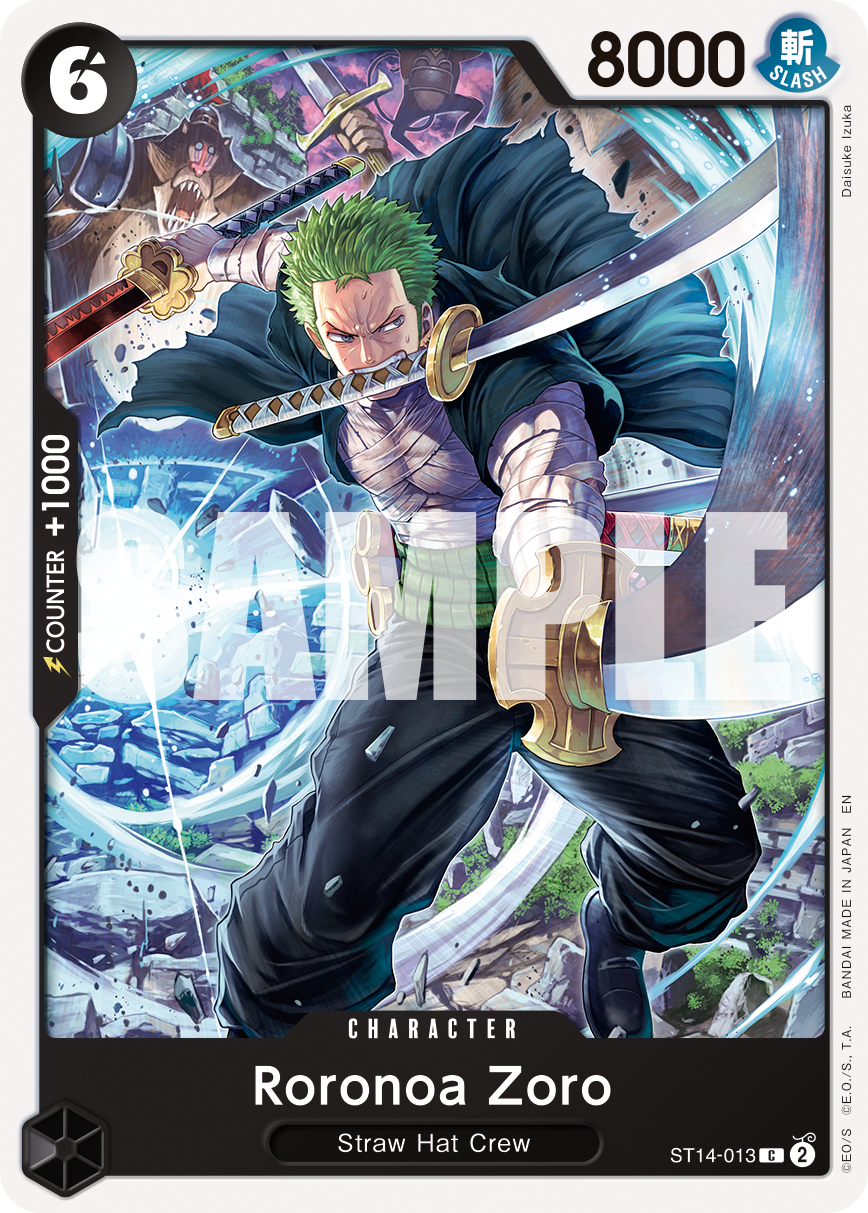 Roronoa Zoro (Character) (ST14-013) (C) (NON-FOIL) (PRB02)