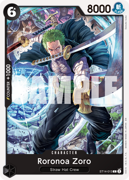 Roronoa Zoro (Character) (ST14-013) (C) (NON-FOIL) (PRB02)