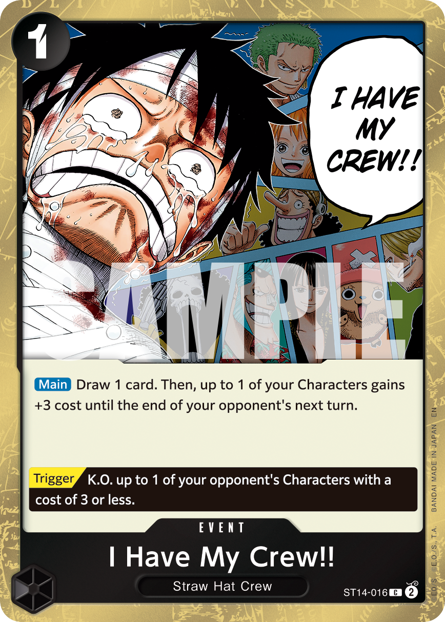 I Have My Crew!! (Event) (ST14-016) (C) (FOIL) (PRB02)
