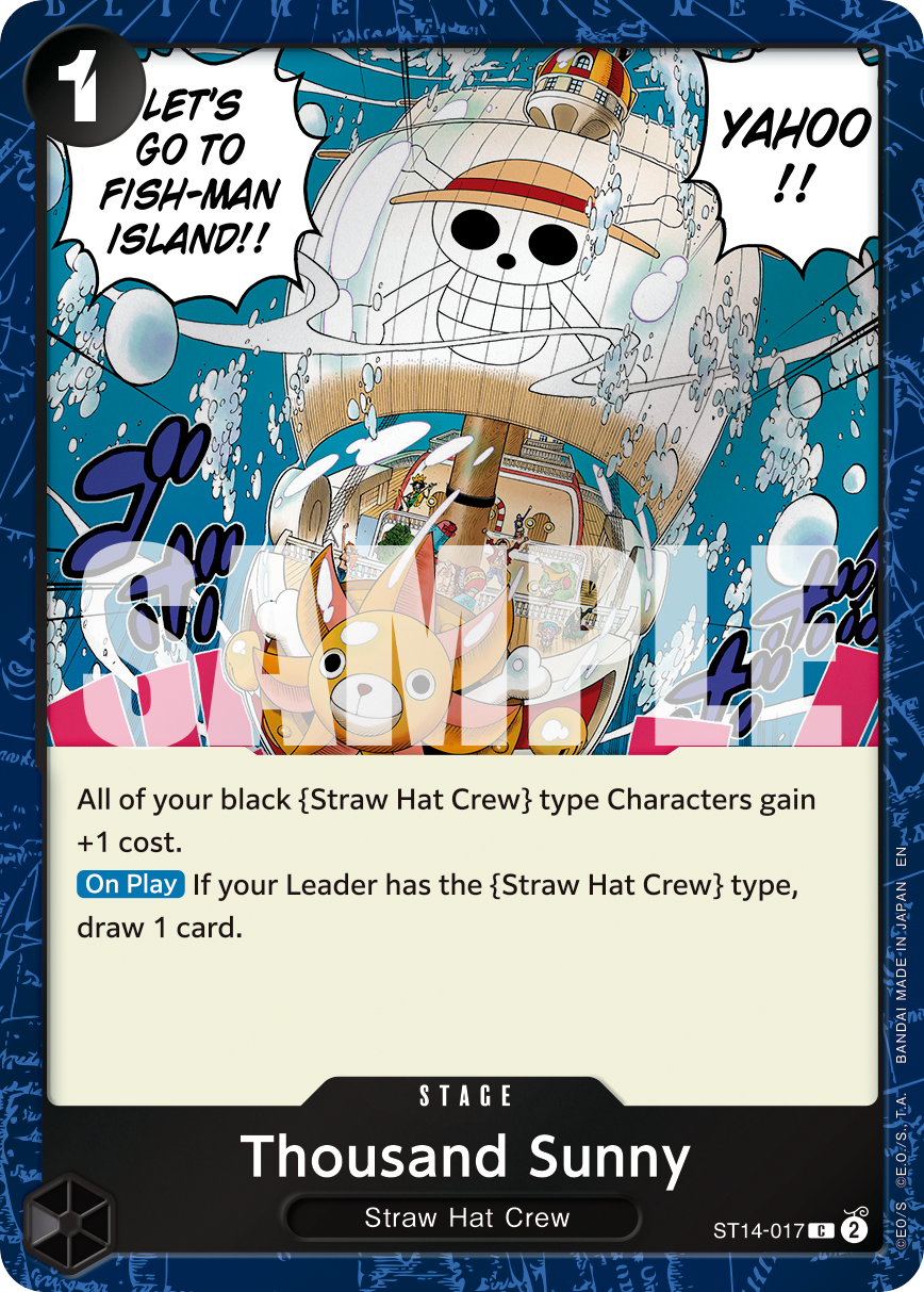 Thousand Sunny (Stage) (ST14-017) (C) (FOIL) (PRB02)