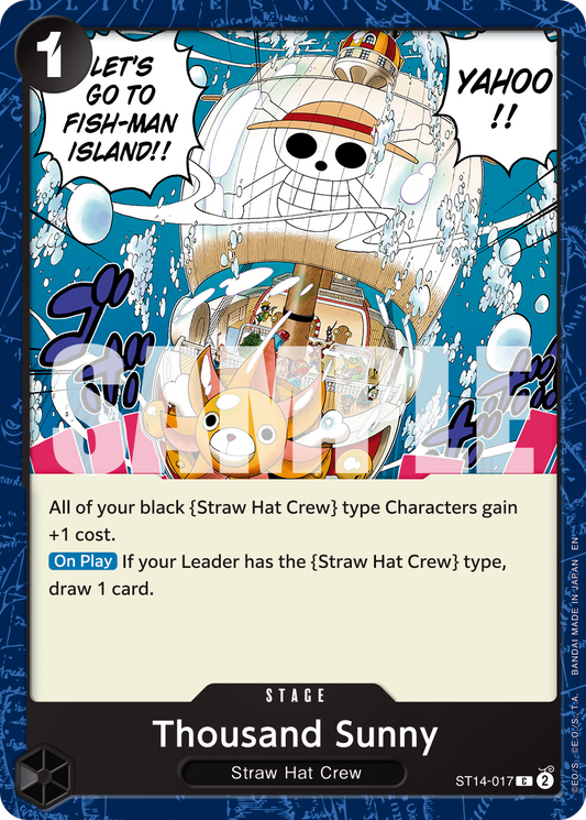 Thousand Sunny (Stage) (ST14-017) (C) (NON-FOIL) (PRB02)