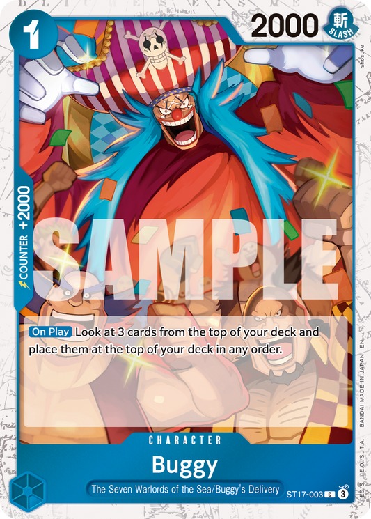 Buggy (Character) (ST17-003) (C) (Pirate Foil) (PRB02)
