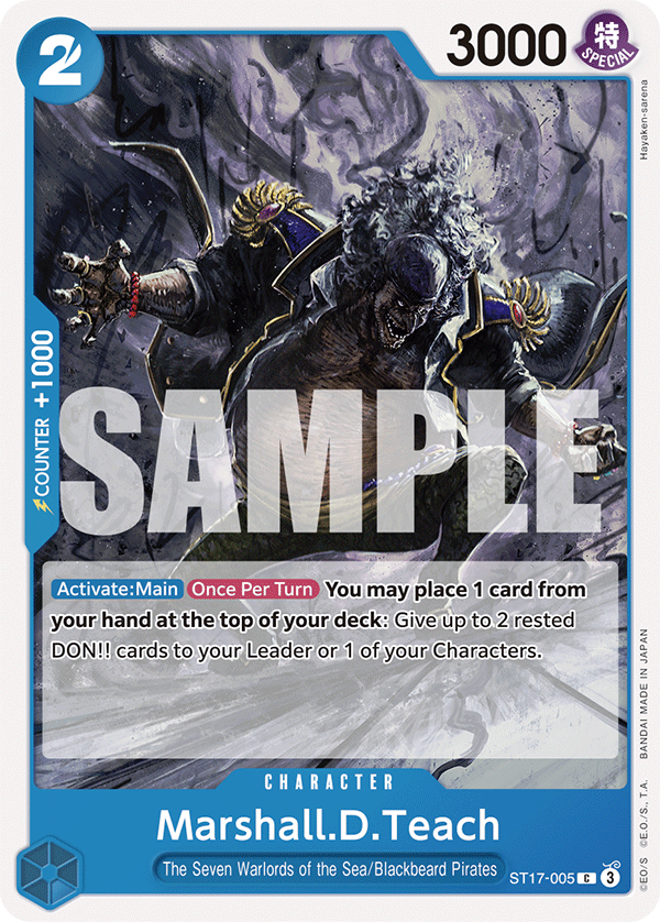 Marshall D Teach (Character) (ST17-005) (C)