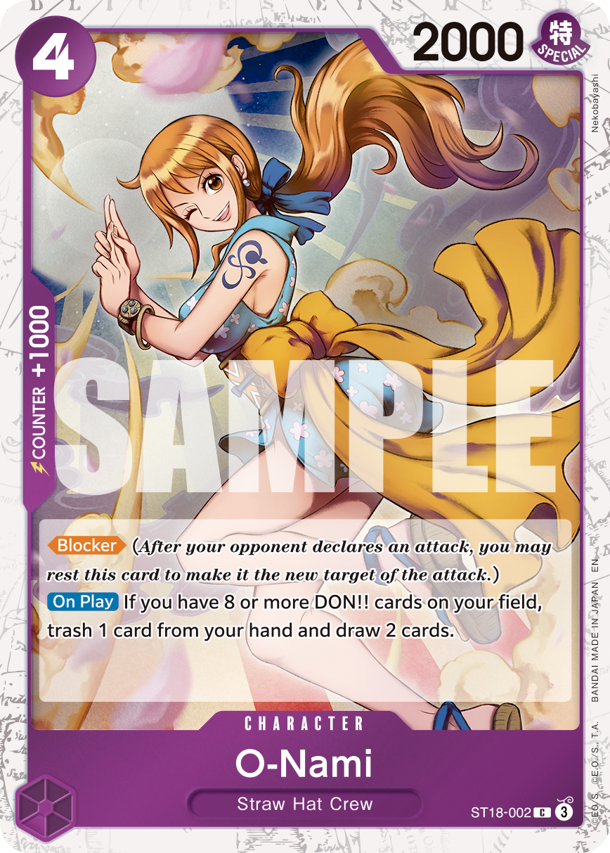 O-Nami (Character) (ST18-002) (C) (Pirate Foil) (PRB02)