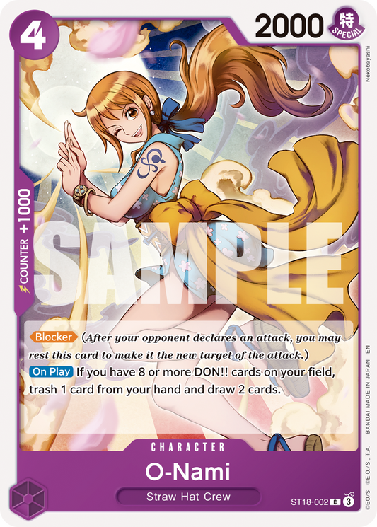 O-Nami (Character) (ST18-002) (C) (NON-FOIL) (PRB02)