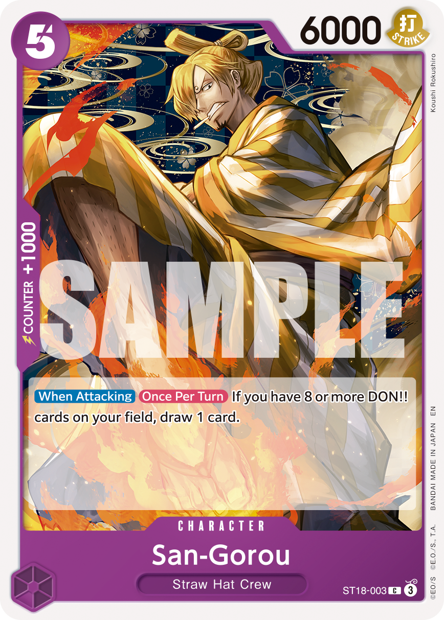 San-Gorou (Character) (ST18-003) (C) (NON-FOIL) (PRB02)