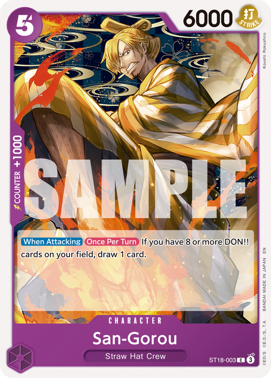 San-Gorou (Character) (ST18-003) (C) (NON-FOIL) (PRB02)