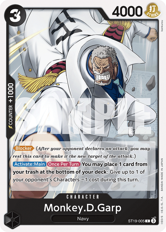 Monkey D Garp (Character) (ST19-005) (C)