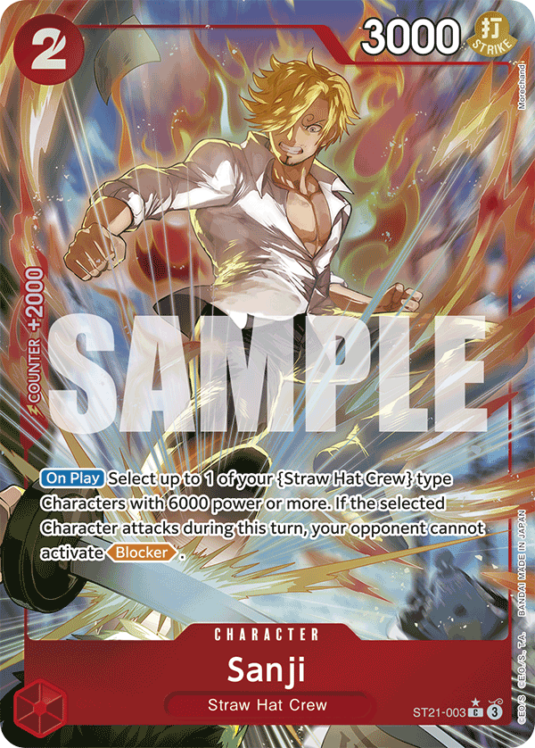 Sanji (Character) (ST21-003) (C) (Alternate Art)