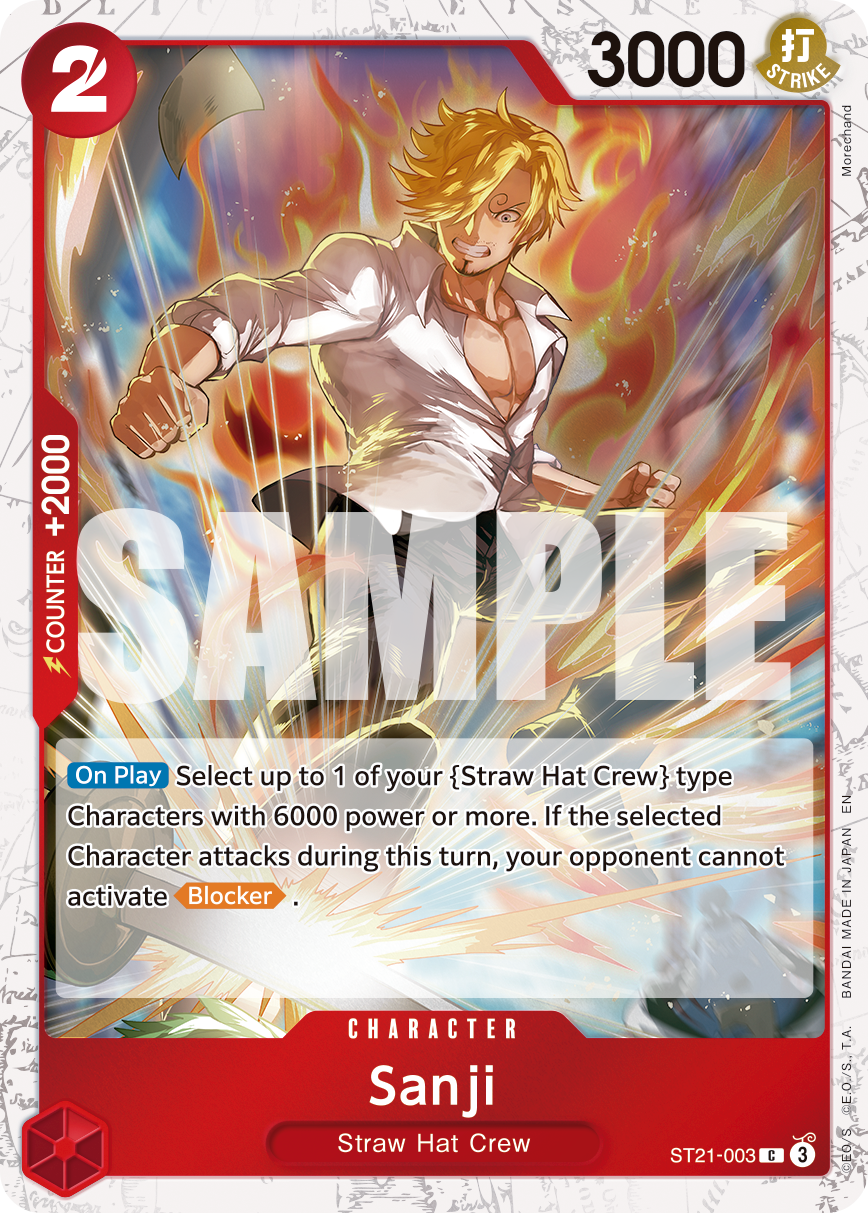 Sanji (Character) (ST21-003) (C) (Pirate Foil) (PRB02)