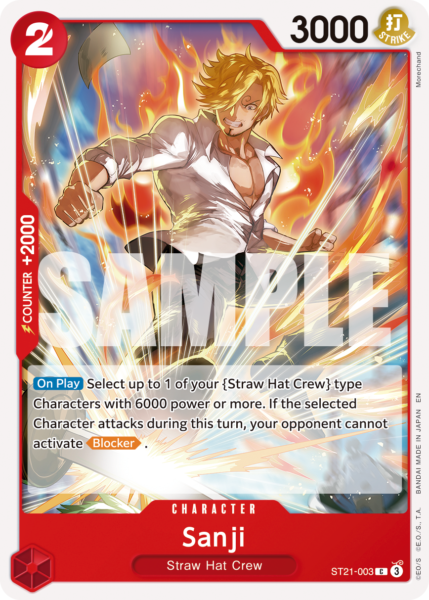 Sanji (Character) (ST21-003) (C) (NON-FOIL) (PRB02)
