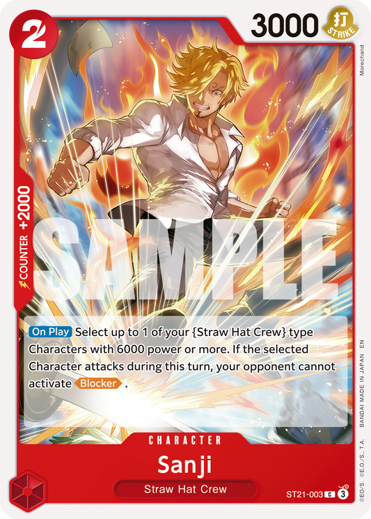 Sanji (Character) (ST21-003) (C) (NON-FOIL) (PRB02)