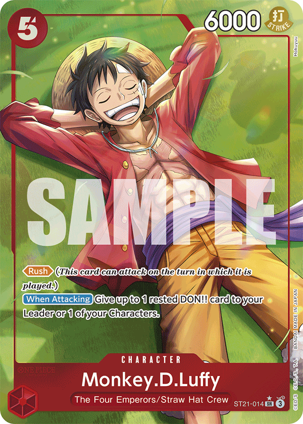 Monkey D Luffy (Character) (ST21-014) (SR) (Alternate Art)