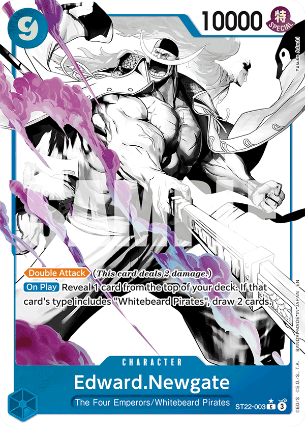 Edward Newgate (Character) (ST22-003) (C) (Alternate Art)