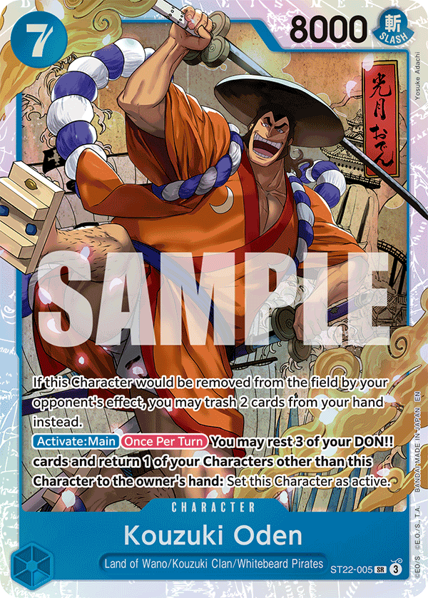 Kouzuki Oden (Character) (ST22-005) (SR)