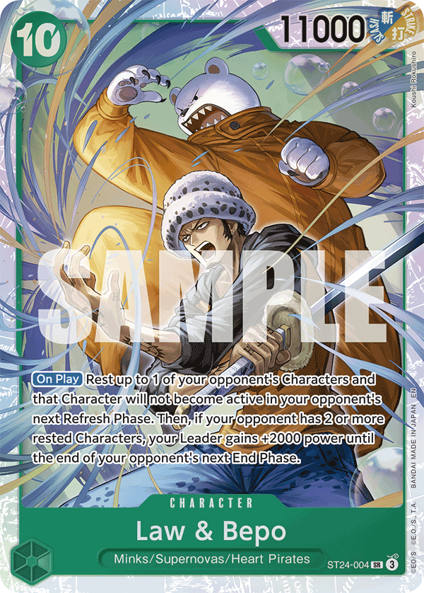 Law & Bepo (Character) (ST24-004) (SR)