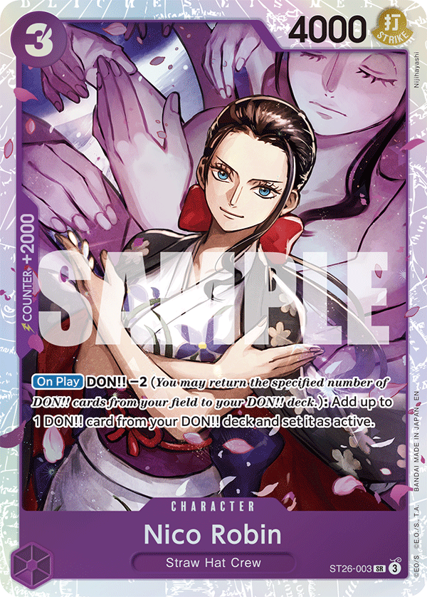 Nico Robin (Character) (ST26-003) (SR)