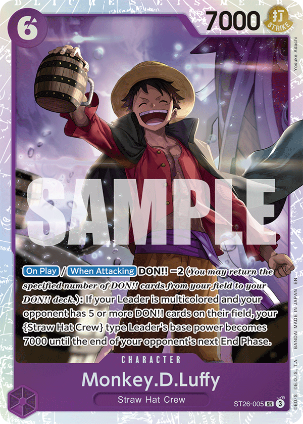 Monkey D Luffy (Character) (ST26-005) (SR)