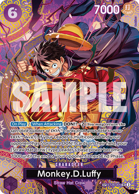Monkey D Luffy (Character) (ST26-005) (SR) (OP15 Reprint) (SP)