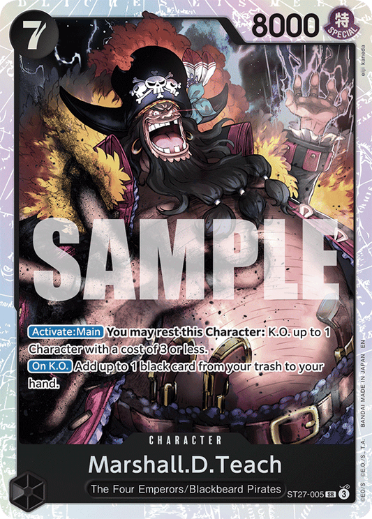 Marshall D Teach (Character) (ST27-005) (SR)