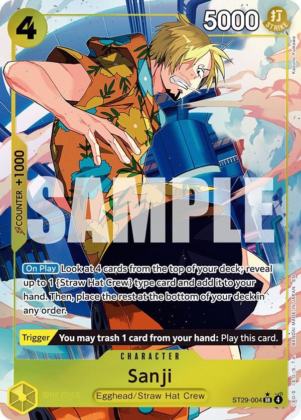 Sanji (Character) (ST29-004) (SR) (Alternate Art)