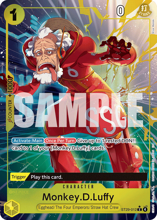 Monkey.D.Luffy (Character) (ST29-012) (C) (Alternate Art)