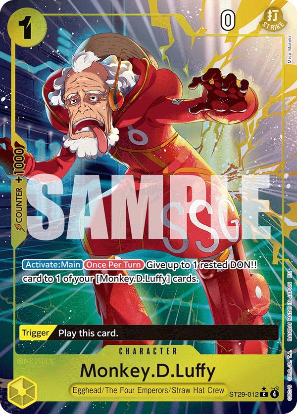 Monkey.D.Luffy (Character) (ST29-012) (C) (Alternate Art)