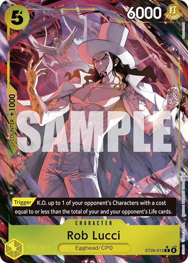 Rob Lucci (Character) (ST29-013) (C) (Alternate Art)