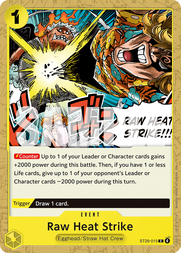 Raw Heat Strike (Event) (ST29-015) (C)