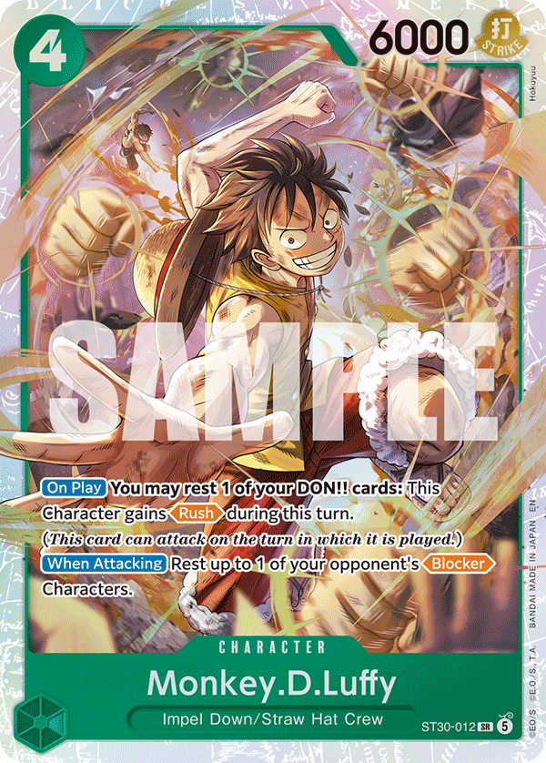 Monkey.D.Luffy (Character) (ST30-012) (SR)