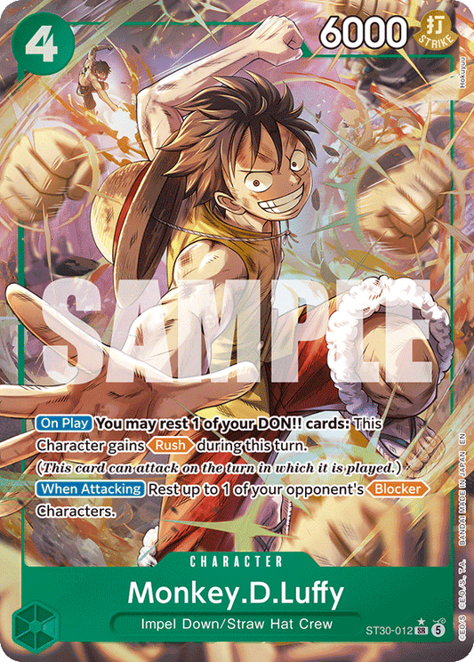 Monkey.D.Luffy (Character) (ST30-012) (SR) (Alternate Art)