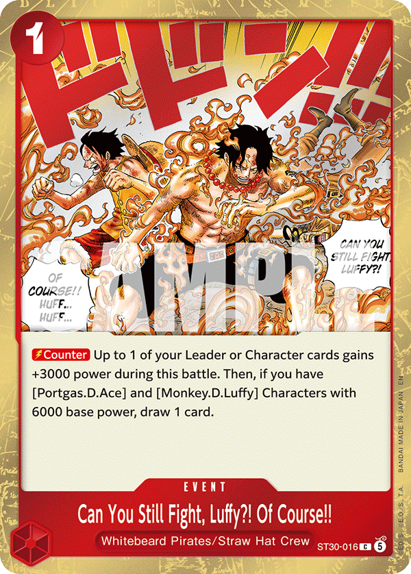 Can You Still Fight, Luffy?! Of Course!! (Event) (ST30-016) (C)
