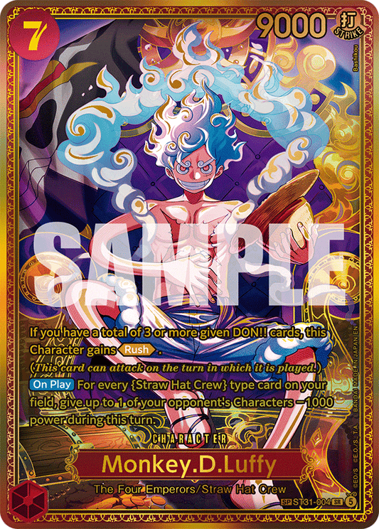 Monkey.D.Luffy (Character) (ST31-004 Reprint) (SP CARD)