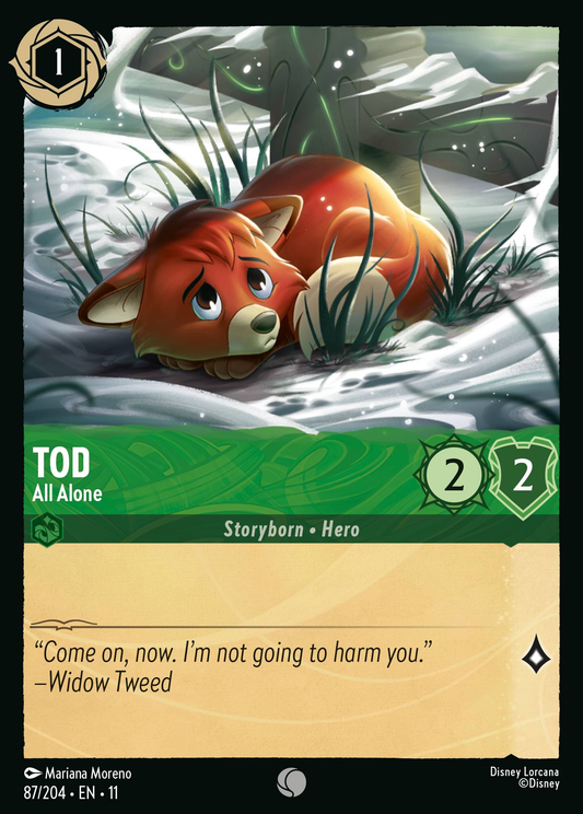 Tod - All Alone (Storyborn - Ally)(87/204 EN 11) (C)