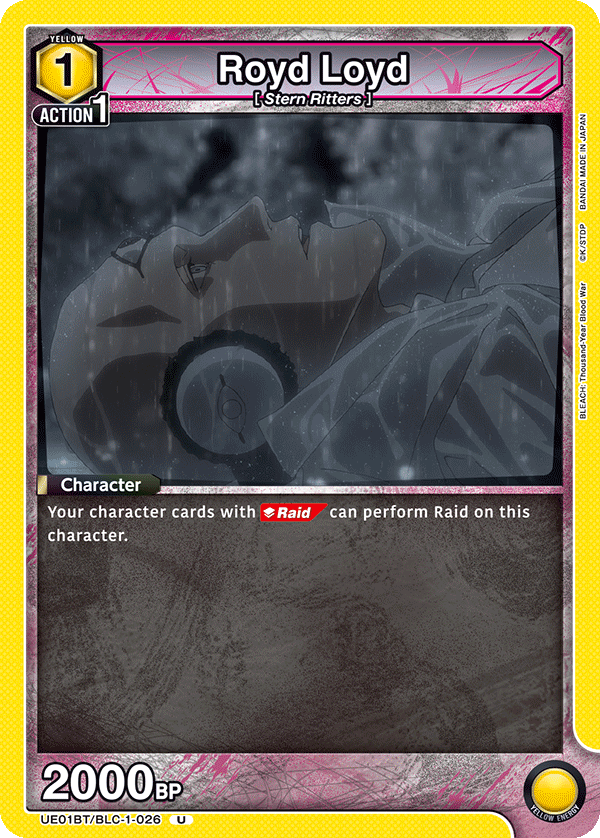 Royd Loyd (Character) (UE01BT/BLC-1-026) (U)
