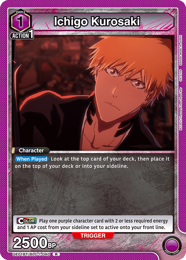 Ichigo Kurosaki (Character) (UE01BT/BLC-1-040) (R)