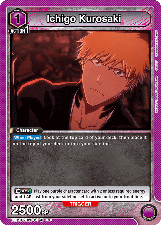 Ichigo Kurosaki (Character) (UE01BT/BLC-1-040) (R)