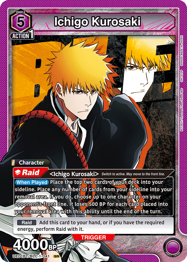 Ichigo Kurosaki (UE01BT/BLC-1-041) (SR)
